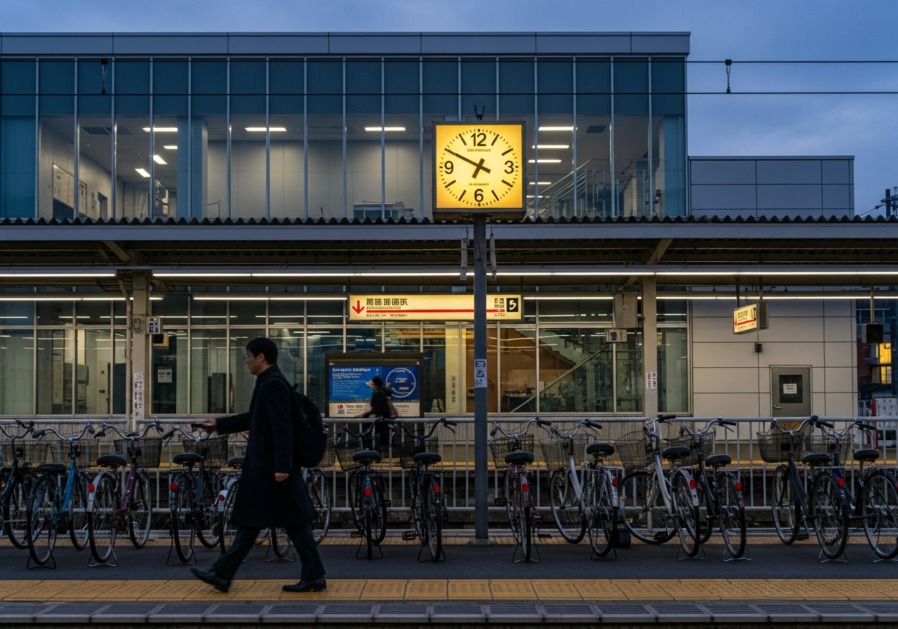 Tradycyjna japońska witryna sklepowa z przejściem dla pieszych w Kawagoe, Saitama
