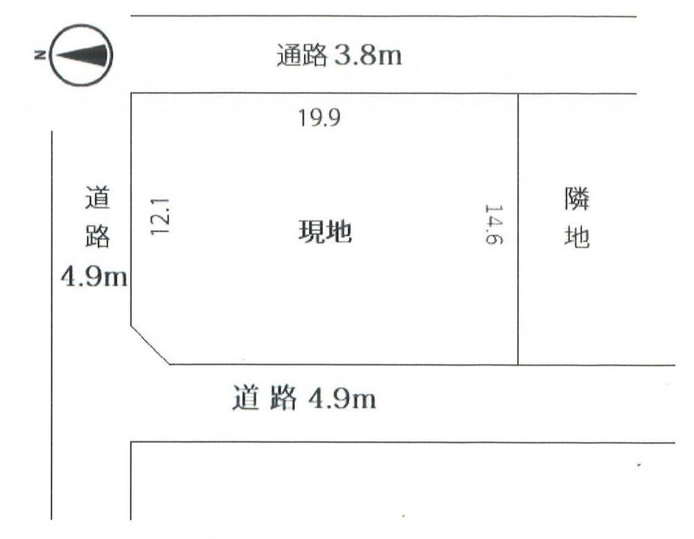 275sqm Land Plot in Takaoka City - Corner Block with Dual Access - Thumbnail 2