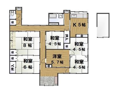 A detached house with a tranquil countryside view. Good access, close to the city. — Image 1, Uchiko, Ehime