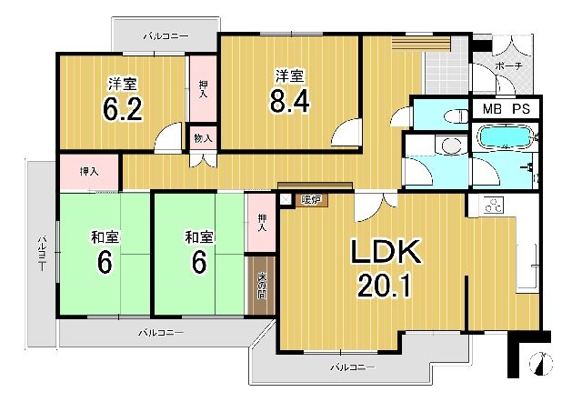 4LDK Apartment for Sale in Mizuho, Nagoya - Thumbnail 2