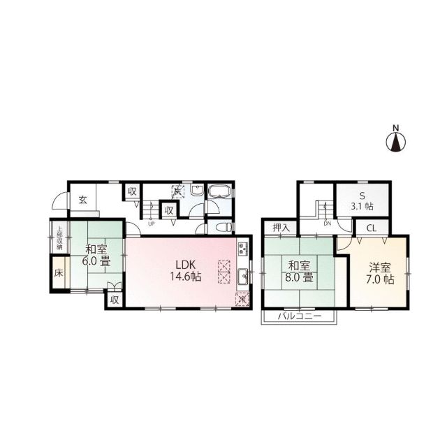 3SLDK House for Sale in Kōnan City Kōchi 99.51m² - Thumbnail 4