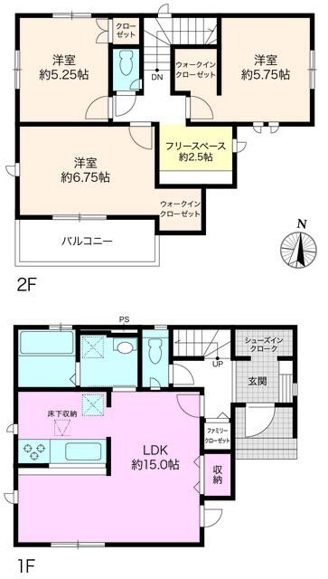 New 3LDK House in Kochi City, Kera - 88m², 2026 Build - Thumbnail 2