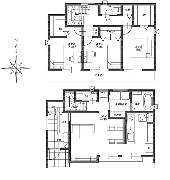 New 3LDK House for Sale in Kochi City, Nishi Shinzenji - Thumbnail 2