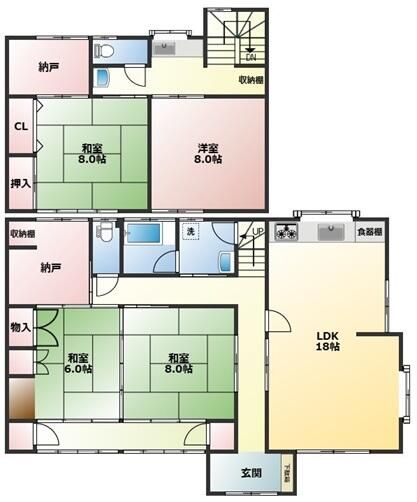 4SLDK Detached House in Kochi City, Asakurahonmachi - 151.63 sqm - Thumbnail 3