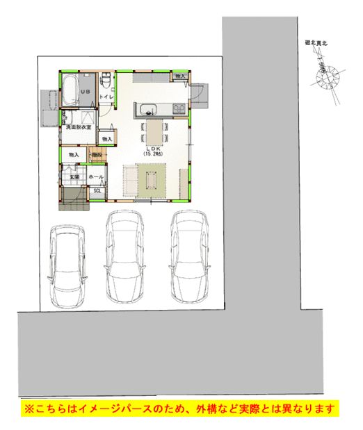 New 3LDK House for Sale in Kochi City, Sasaki-cho - Thumbnail 3