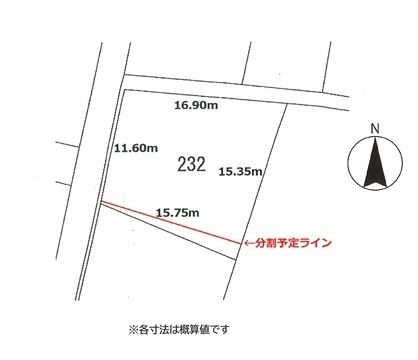 Vacant Land for Sale in Takaoka, Toyama - 228.9 sqm Corner Plot - Thumbnail 2