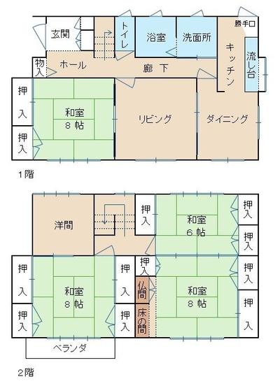 5LDK Family Home in Sanyo-Onoda with 640㎡ Land — Image 1, Sanyo Onoda, Yamaguchi