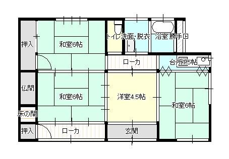 3DK Detached House for Sale in Quiet Yanai, Yamaguchi - Image 1