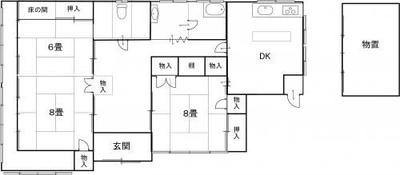 Detached house for sale [NO.163] - Property details - Yamanashi Prefecture Minobu Town Vacant House Bank Site — Image 1, Minobu, Yamanashi