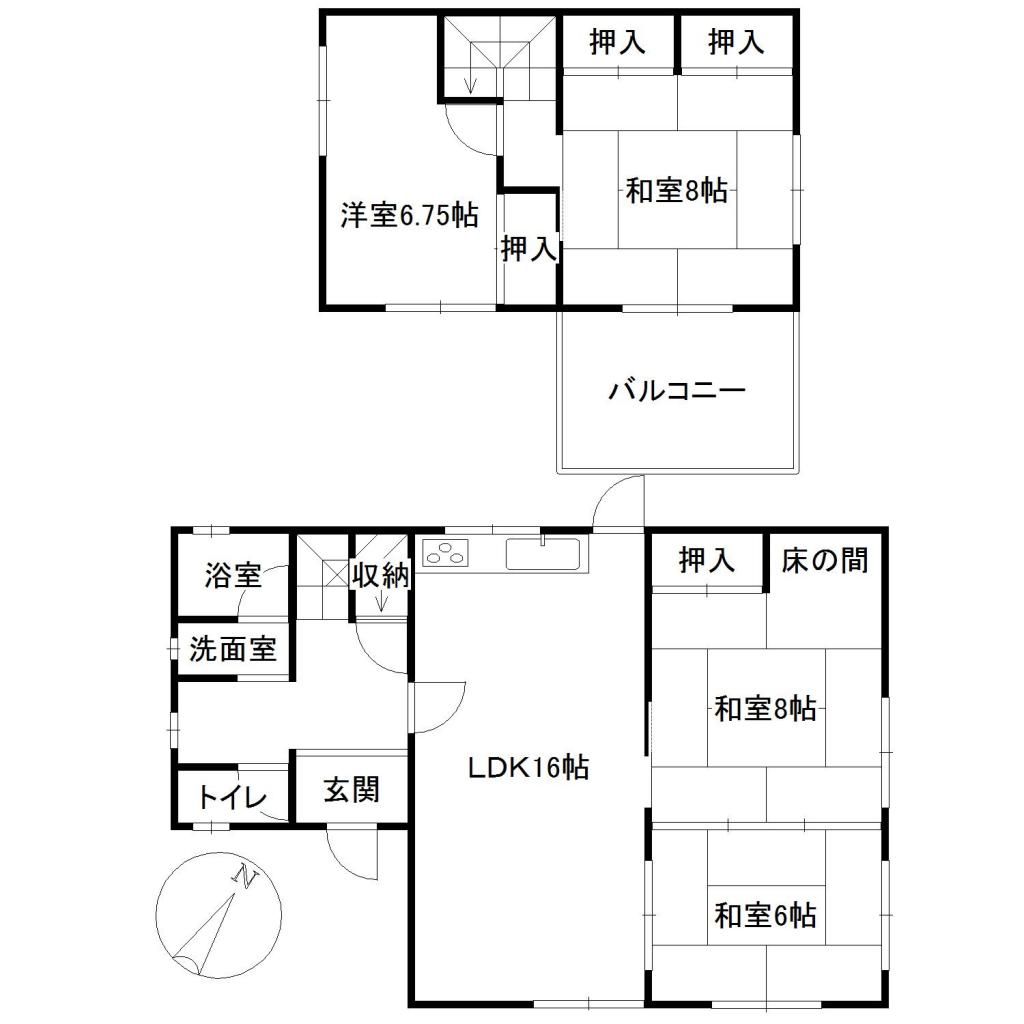 4LDK Detached House for Rent in Uda, Nara - 110.84 sqm - Thumbnail 2