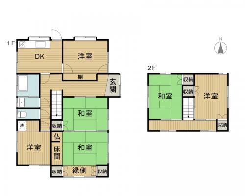 6DK Detached House for Sale Near Kibana Station, Miyazaki - Thumbnail 2