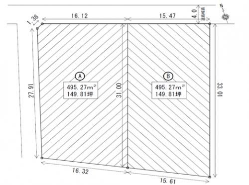 495.27 sqm Vacant Corner Lot for Sale in Yokkaichi, Mie - Thumbnail 2