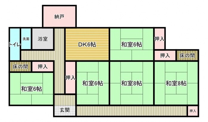 5DK Rental House with Farmland in Haga Town, Tochigi - Thumbnail 4