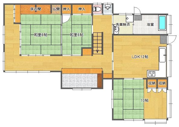 5LDK House for Sale on 570sqm Corner Lot in Fukuchi, Fukuoka - Thumbnail 3