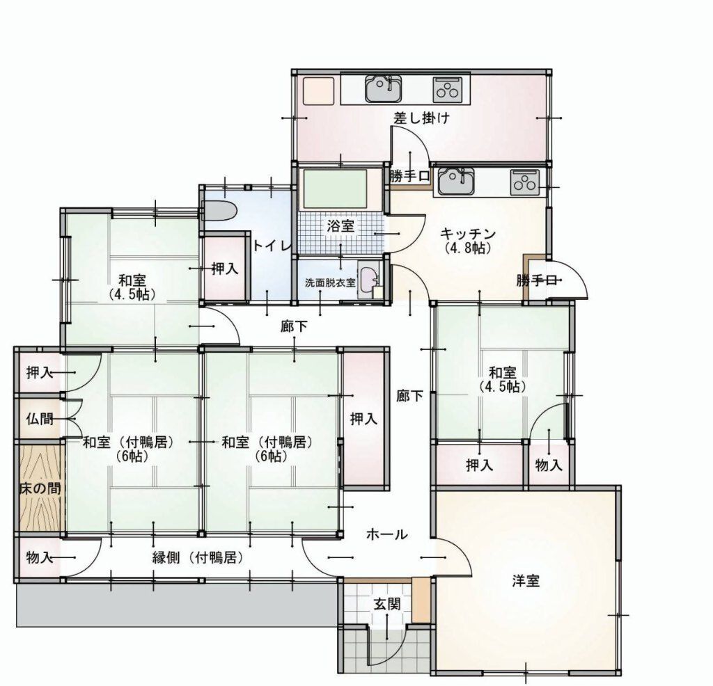 5K Detached House for Sale in Mine City, Yamaguchi - Thumbnail 2