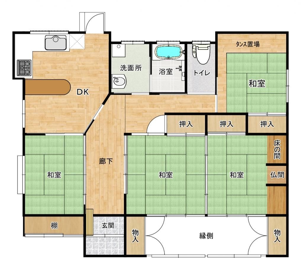 Spacious 4DK House with Farmland for Sale in Kirishima, Kagoshima - Thumbnail 4