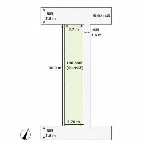 Vacant Land for Sale in Wada, Takaoka, Toyama - 198.34 sqm - Thumbnail 3