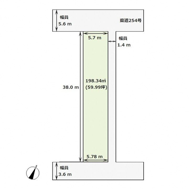 Vacant Land for Sale in Wada, Takaoka, Toyama - 198.34 sqm - Thumbnail 2