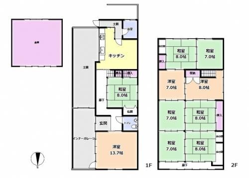 10LDK House for Sale Near Futatsuka Station, Takaoka - Thumbnail 2
