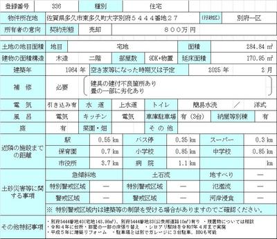 9DK House for Sale in Taku City, Saga Prefecture — Image 1, Taku, Saga