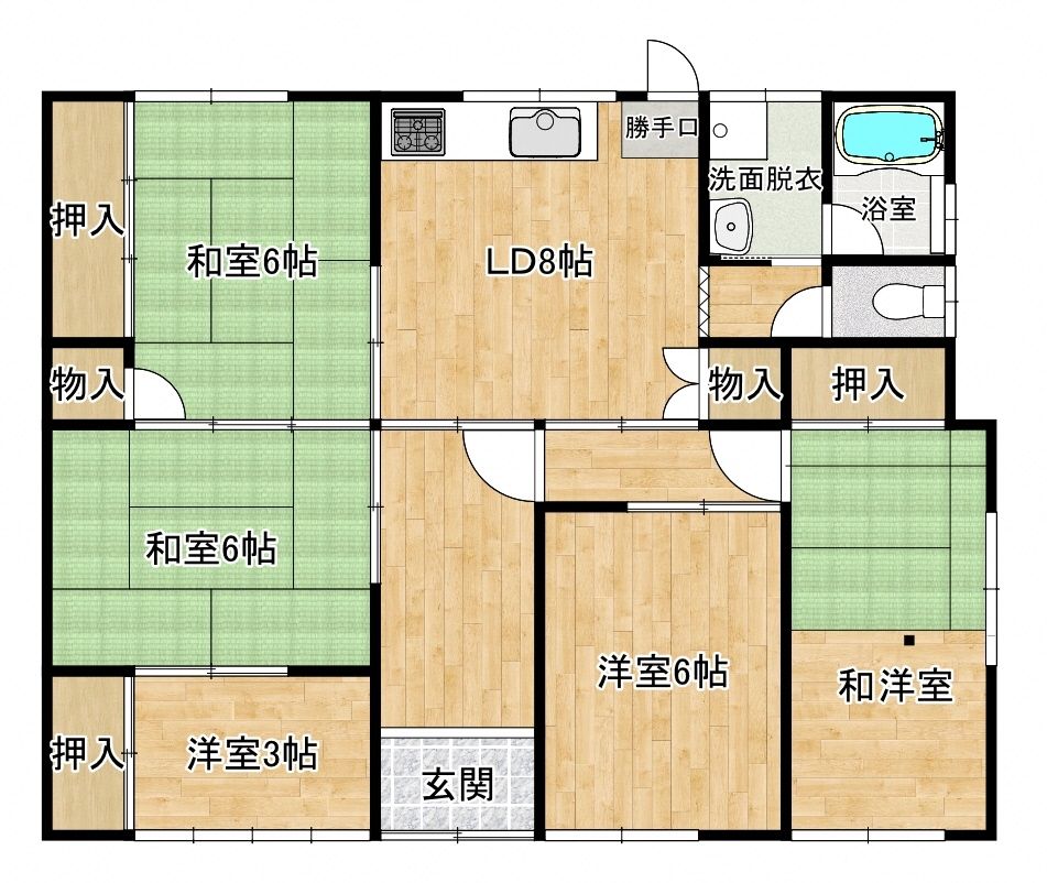 5DK Family House for Sale on 249 sqm Corner Lot in Koka City - Thumbnail 3