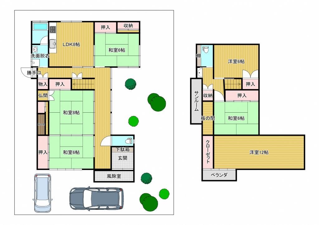 6DK Detached House for Sale in Takaoka, Toyama – 139.81 sqm - Thumbnail 2