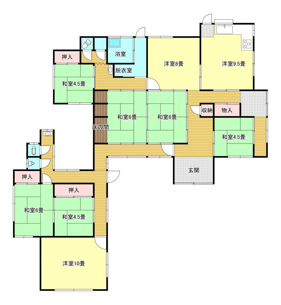 8LDK Wooden House for Sale in Mine City, Yamaguchi - Thumbnail 2