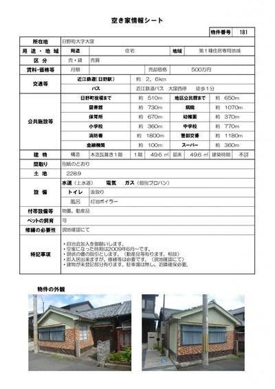 6DK Vacant House for Sale in Central Hino Town, Shiga — Image 11, Hino, Shiga