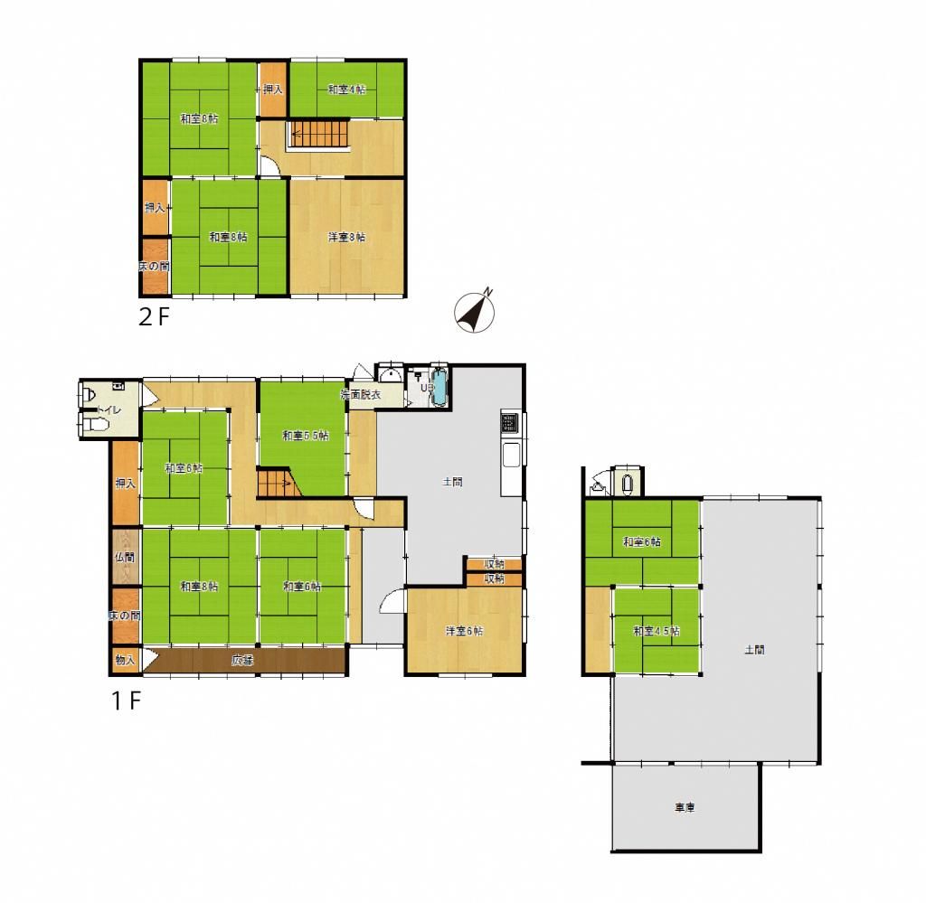 5,000 sqm Land with 9K House for Sale in Koka, Shiga - Thumbnail 4