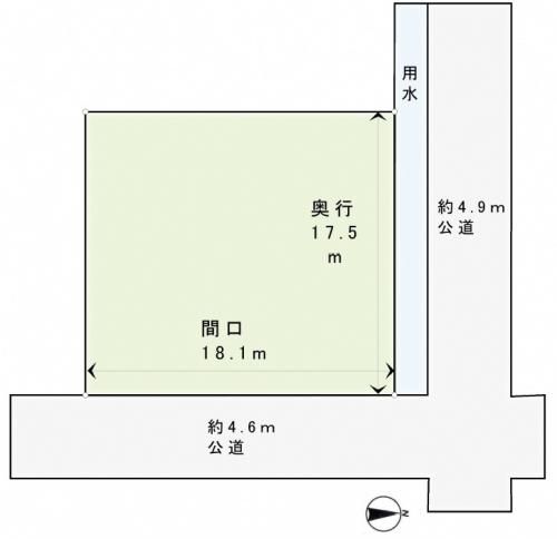 96 Tsubo Corner Residential Land for Sale in Takaoka, Toyama - Thumbnail 3