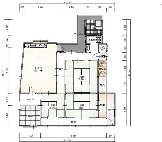 76-Year-Old 3LDK House on 242 sqm Corner Lot in Miyawaka - Thumbnail 2