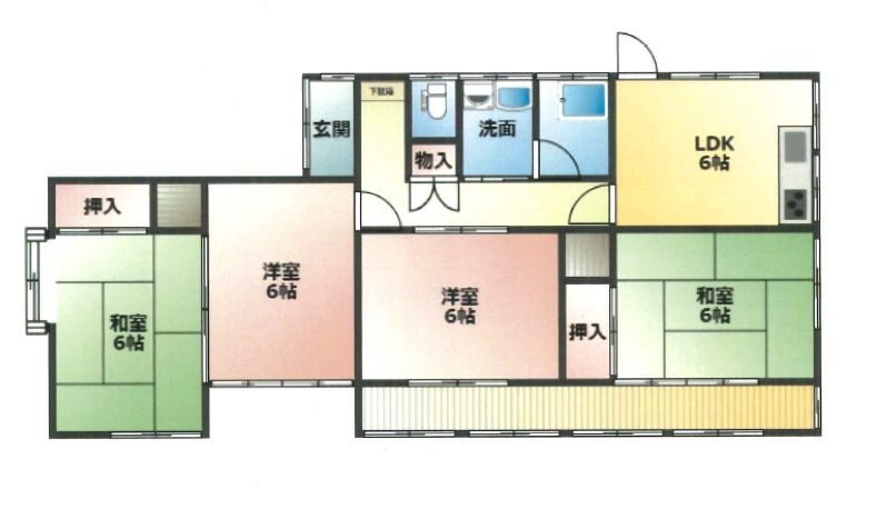 4DK Detached House for Sale in Yatsushiro, Kumamoto - Thumbnail 3