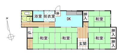 Compact Bungalow in Yaotsu with Garden Space — Image 1, Yaotsu, Gifu