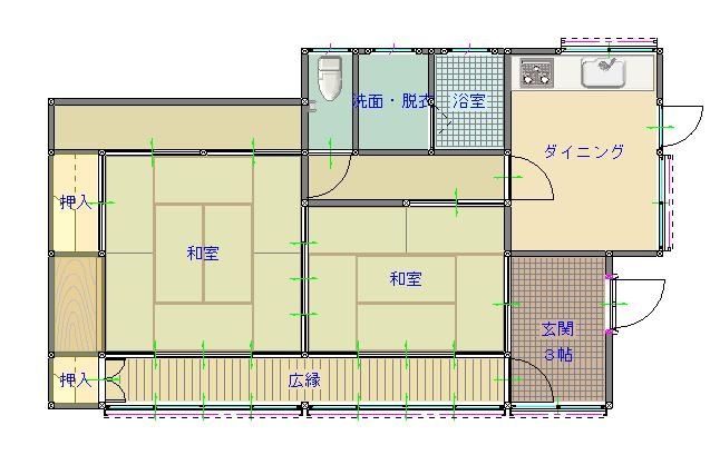 1978 2DK Single-Story House for Sale in Tochigi City - Thumbnail 2