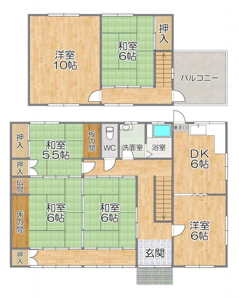 6DK Detached House with Garden in Kasai City, Hyogo - Thumbnail 2