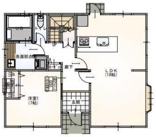 3LDK House in West Gakuen, Fukui - 174.66 sqm Land - Thumbnail 3