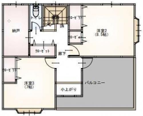 3LDK House in West Gakuen, Fukui - 174.66 sqm Land - Thumbnail 2