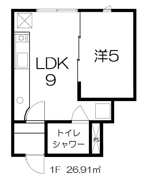 1LDK Rental Apartment in Nishiawakura Village, Okayama - Thumbnail 3