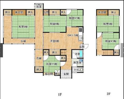 Spacious 7DK House Near Yanai Station - Corner Plot with Garden — Image 2, Yanai, Yamaguchi