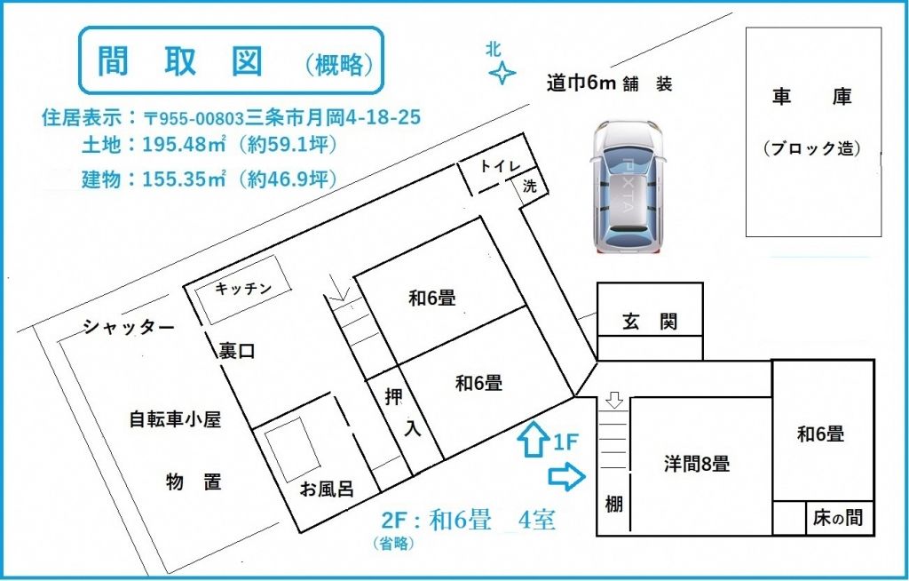 Large Two-Family Vacant House for Sale in Sanjo, Niigata - Thumbnail 3