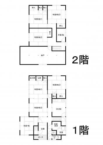 7DK Wooden House for Sale on 386sqm Corner Plot in Nagaoka — Image 2, Nagaoka, Niigata
