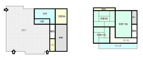 Corner Lot 4K House for Sale in Obama, Fukui - Akiya Bank Listing - Thumbnail 2