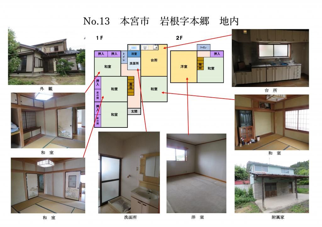 Large 6DK House for Sale on 597.5 sqm Land in Motomiya - Thumbnail 2