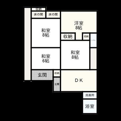 Spacious 4DK Home in Chiran, Minamikyushu — Image 1, Minamikyushu, Kagoshima