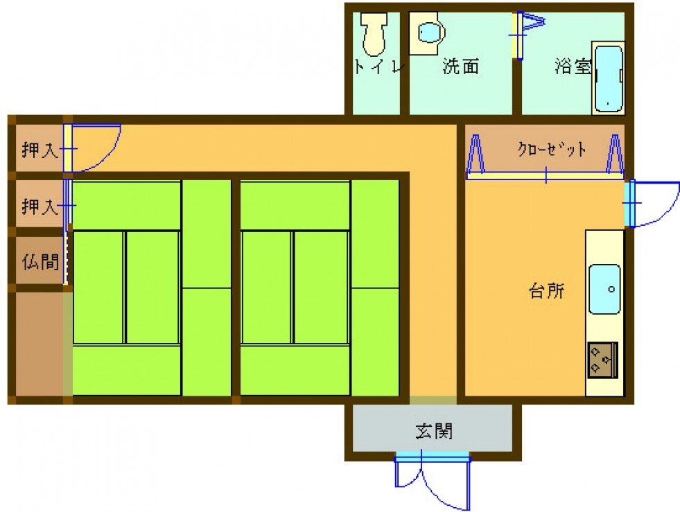 2008-Built 2DK House on 504 sqm Corner Lot in Bungotakada - Thumbnail 3