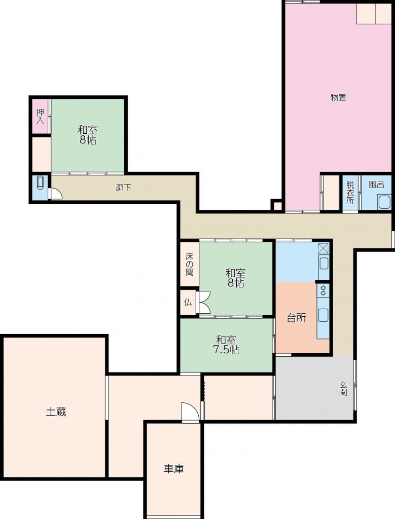 Large Land & Traditional Home with Dozou in Itayanagi, Aomori - Thumbnail 3