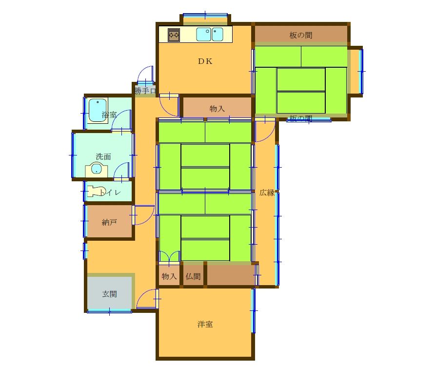 4DK Single-Story House with Large Garden in Kasaoka, Okayama - Thumbnail 2