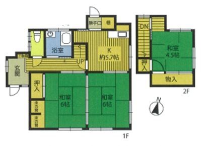 1964 3K Rental House in Oita City, Pet-Friendly & Near Transport - Thumbnail 2