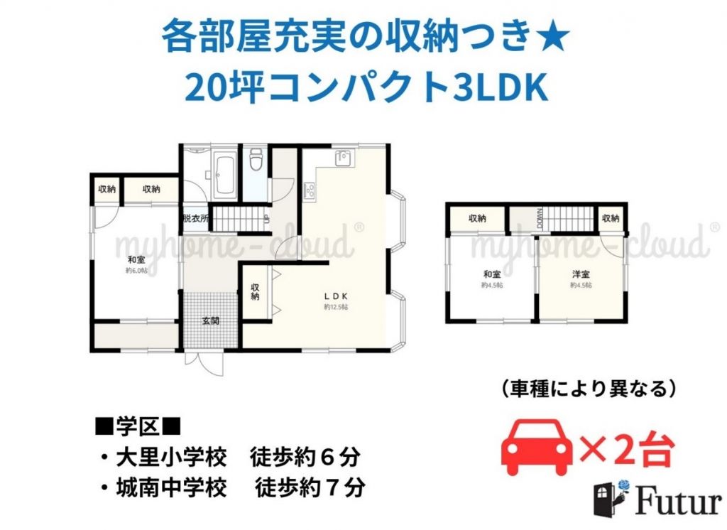 1974 3LDK House in Kofu's Ōsato District - Thumbnail 4