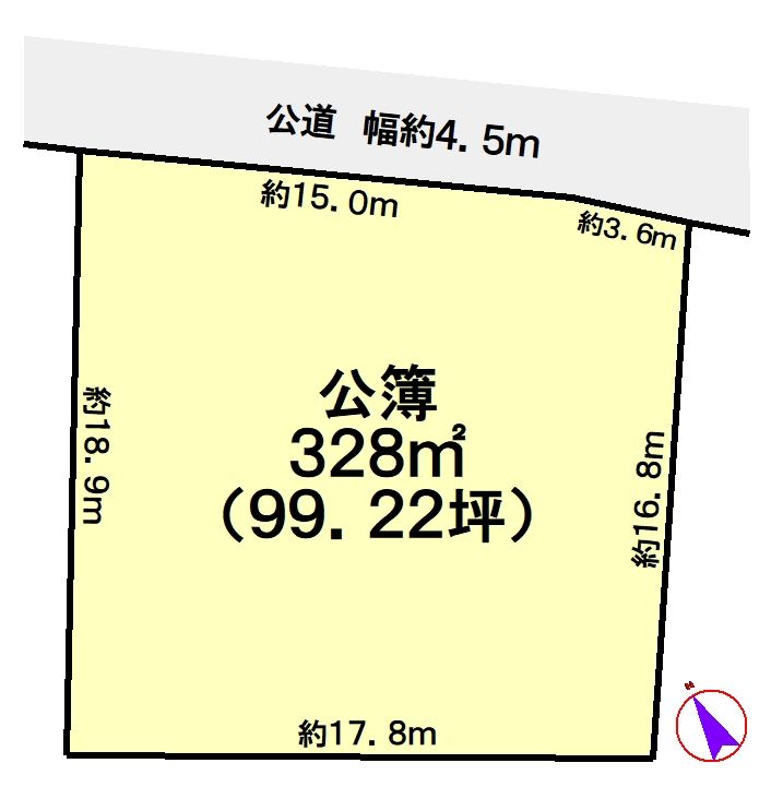 328 sqm Vacant Corner Lot for Sale in Yokkaichi, Mie - Thumbnail 2